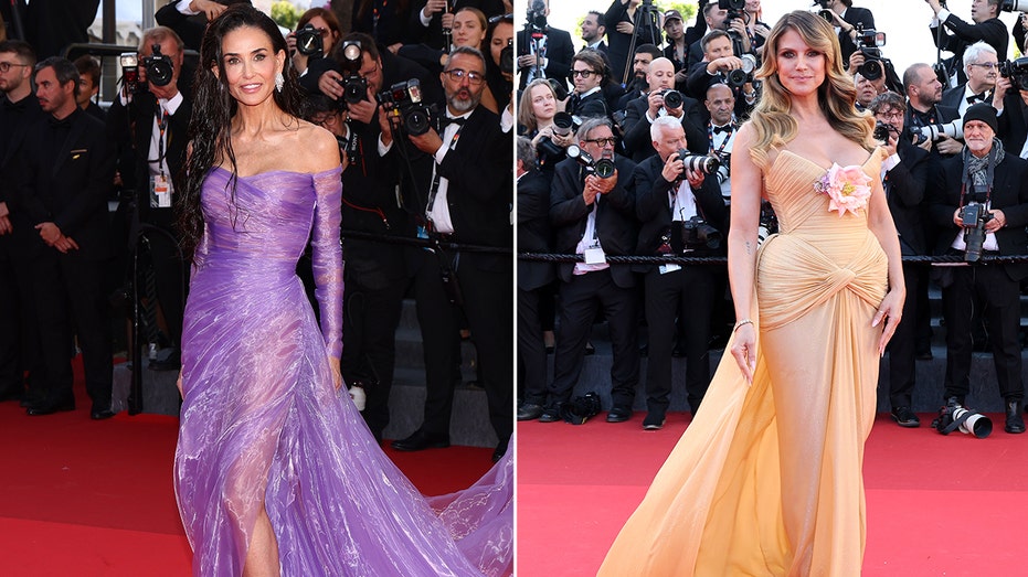 Demi Moore, Heidi Klum bring bombshell glamour to Cannes in head-turning looks